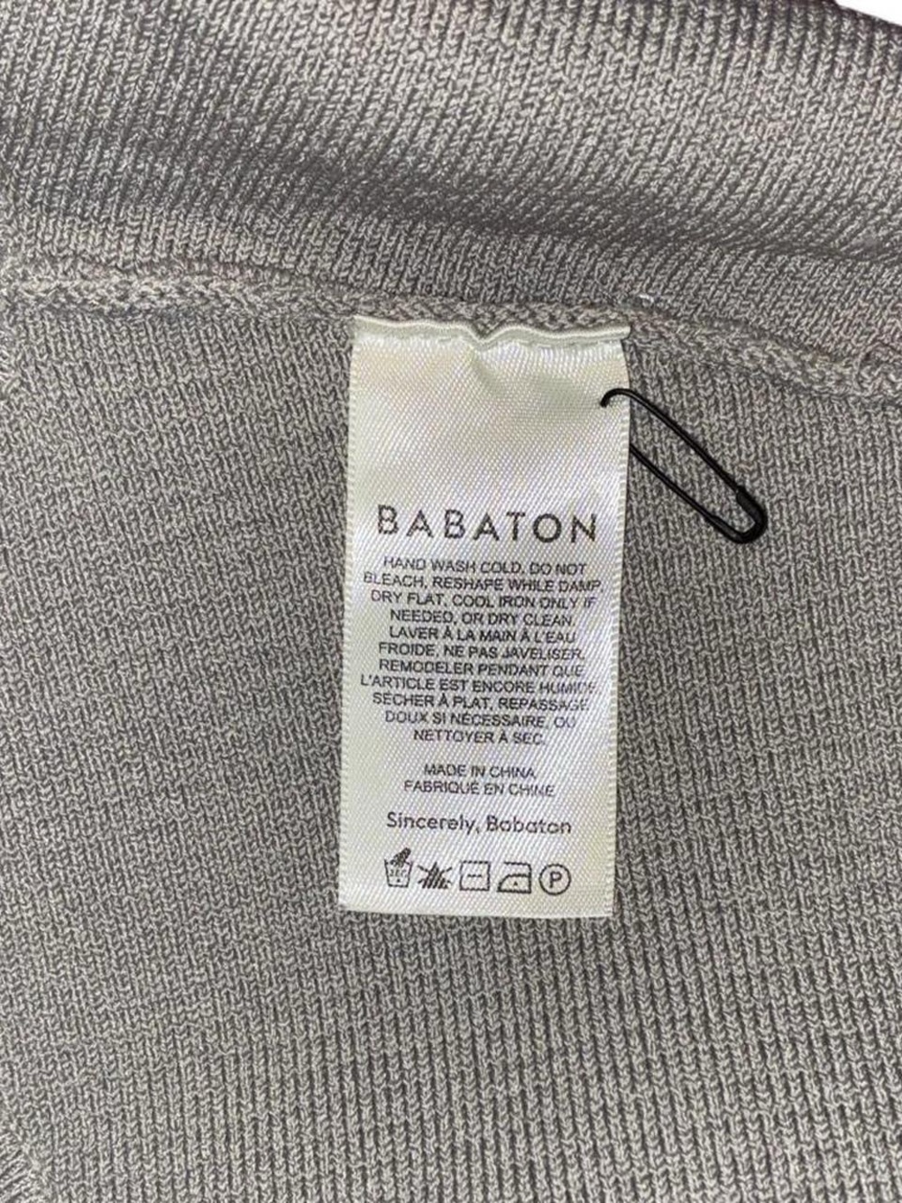 Babaton Ribbed Square-Neck Crop Tank - Picture 3 of 4